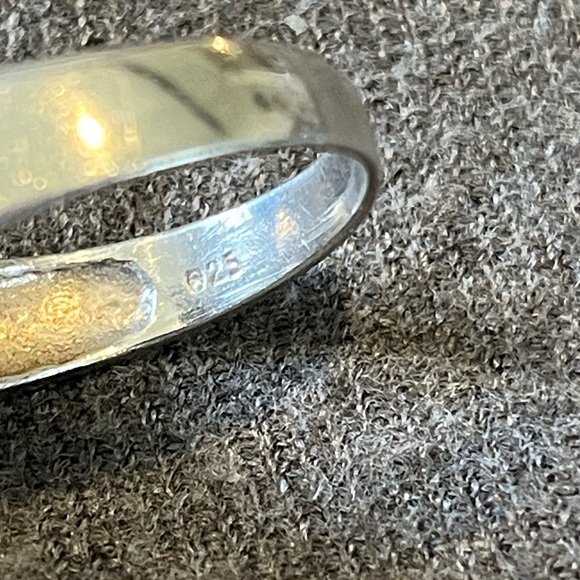 Sterling Lemon Quartz Ring-size 9 - Picture 4 of 11